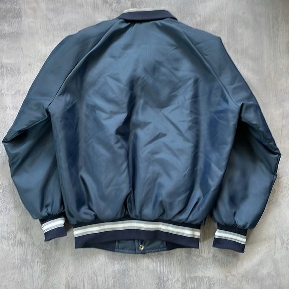 Vintage 80s Snowplows Trucker Style Jacket Button-Up - Picture 6 of 6